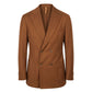 Brown Viscose Men Jacket