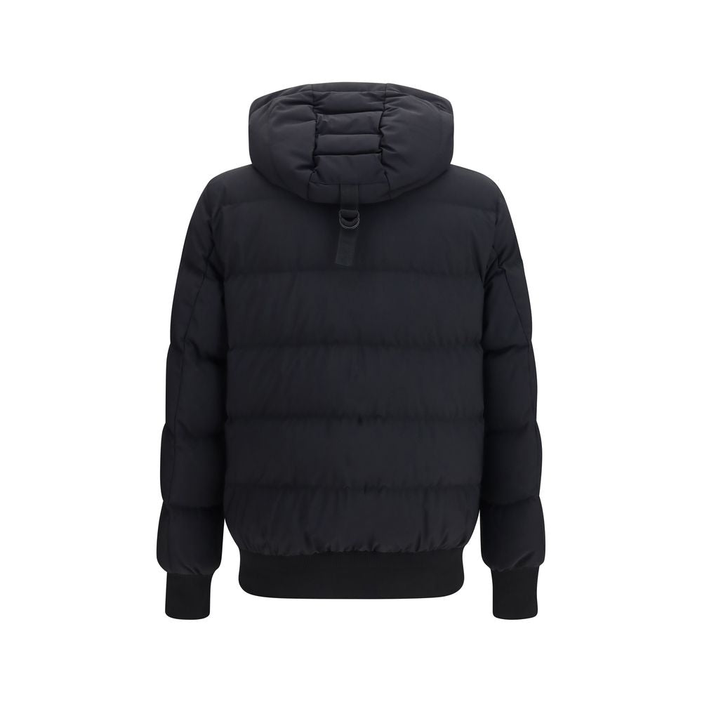 Black Nylon Full-Length Jacket