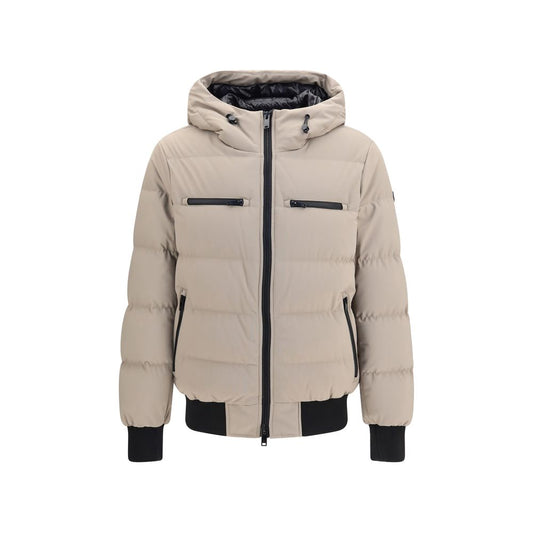 Beige Nylon Shell Jacket