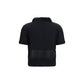 Black Viscose T-Shirt