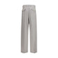 Gray Wool Oves Aries Casual Pants