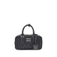 Black Calf Leather Bos Taurus Handbag