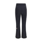 Black Polyester Athletic Pants