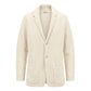 White Cotton Men's Cardigan