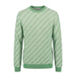 Green Linen Men Sweater