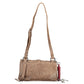 Brown Polyurethane Women's Bag