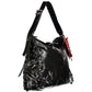 Black Polyurethane Women's Bag