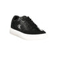 Black Polyurethane Men's Sneaker