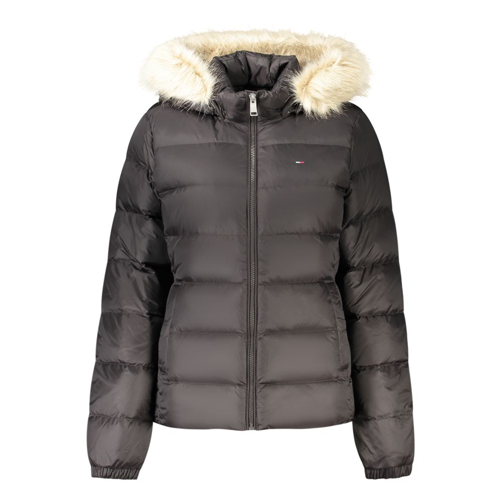 Black Polyester Women's Jacket
