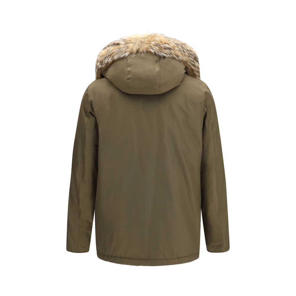 Bicolor Cotton Parka
