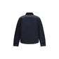Blue Recycled Polyamide Full-Length Jacket