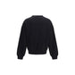 Black Cotton Sweatshirt