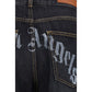 Black Cotton Jeans Denim