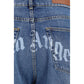 Blue Cotton Jeans Denim