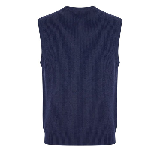 Blue Wool Men's Sweater