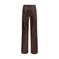 Brown Cotton Jeans Denim