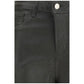 Bicolor Cotton Flared Jeans
