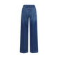 Blue Cotton Relaxed Fit Jeans
