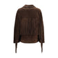 Brown Suede Leather Leather Jacket