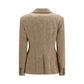 Beige Wool Oves Aries Full-Length Jacket