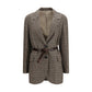 Beige Mohair Blazer