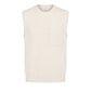 White Wool Men Sweater