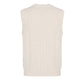 White Wool Men Sweater