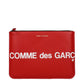 Red Leather Clutch Bag