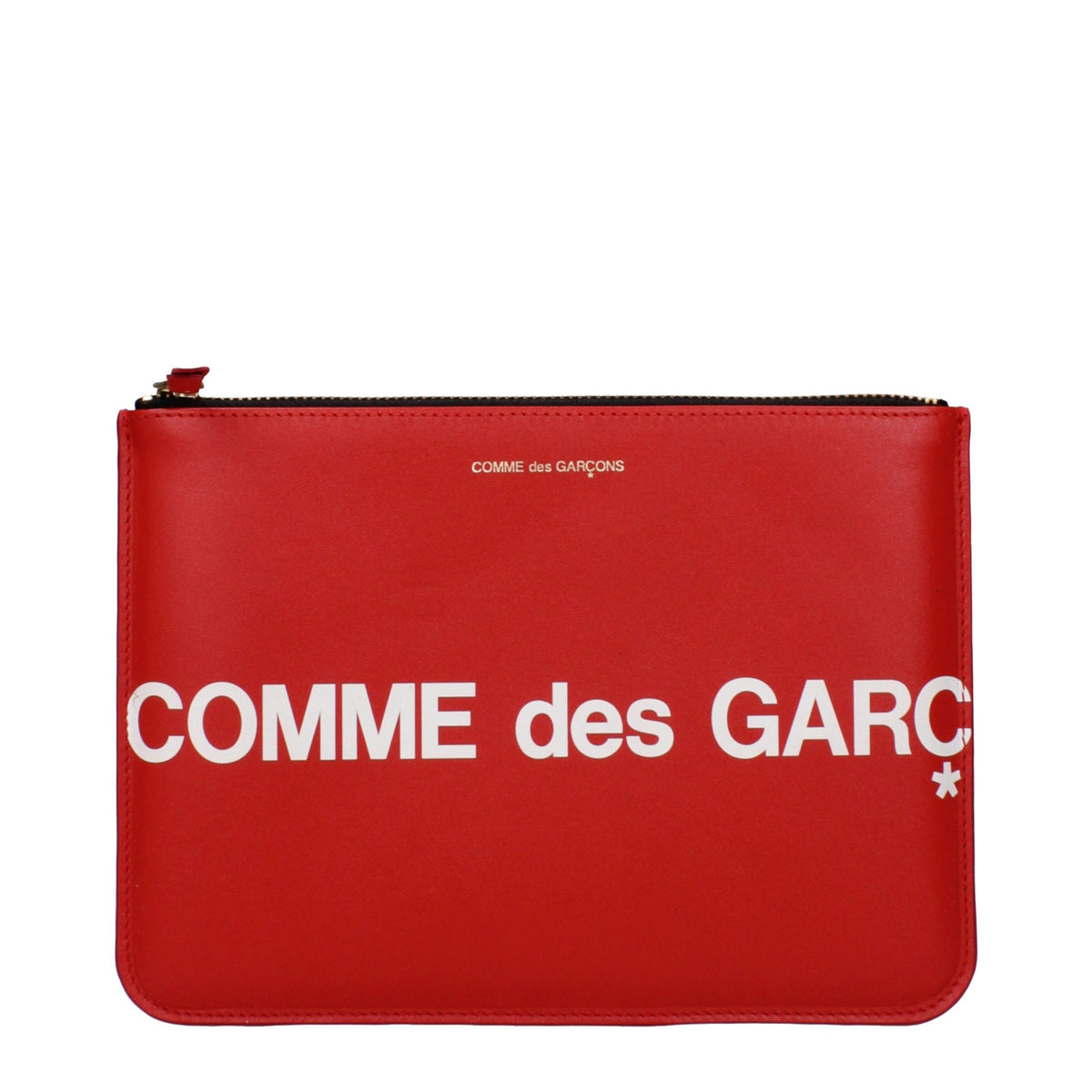 Red Leather Clutch Bag