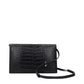 Black Leather Clutch Bag