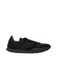 Black Fabric Sneakers