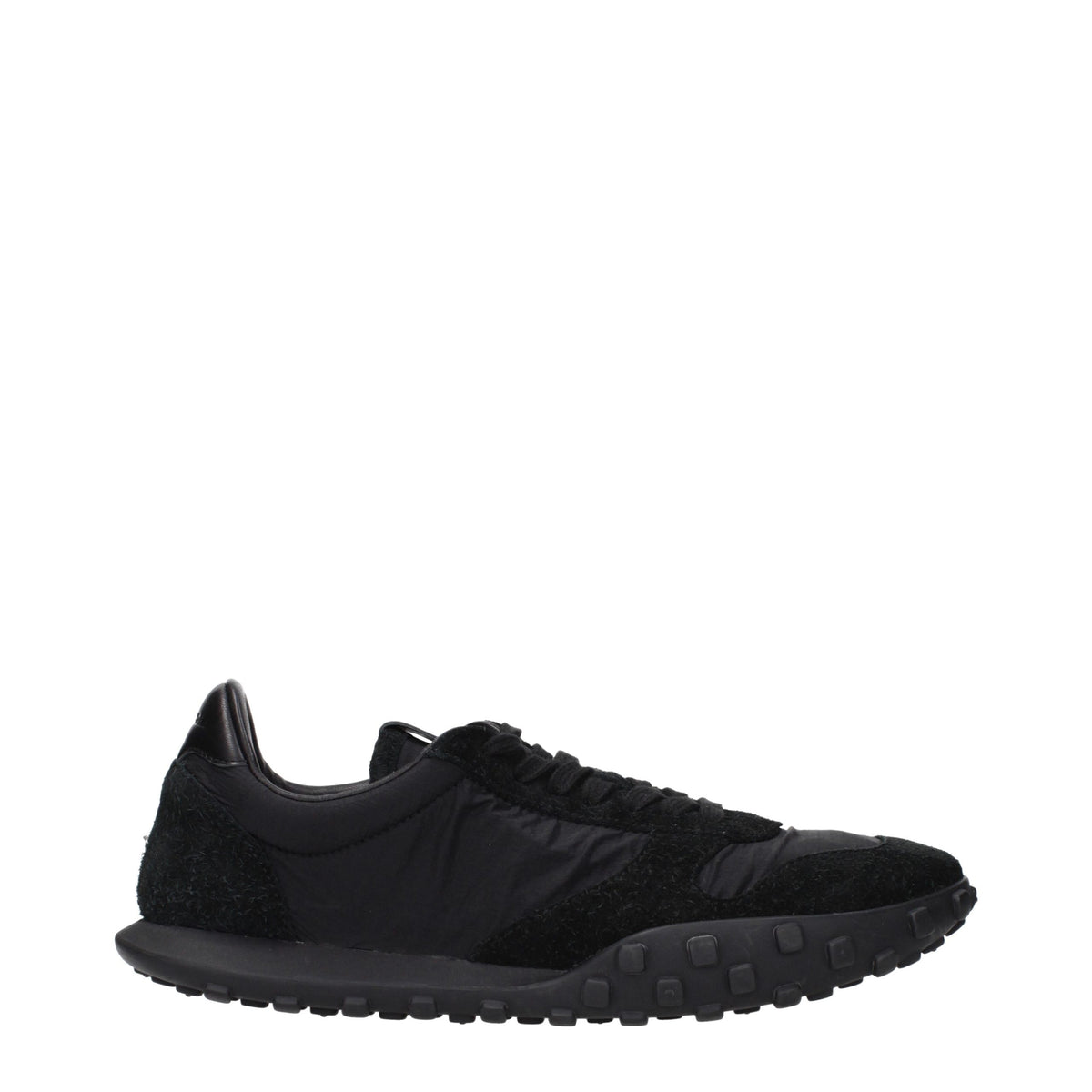 Black Fabric Sneakers
