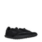 Black Fabric Sneakers