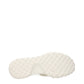 White Fabric High Top Sneakers