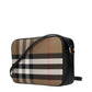 Beige Fabric Crossbody Bag