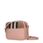 Pink Leather Crossbody Bag