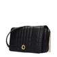 Black Leather Crossbody Bag