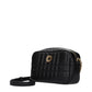 Black Leather Crossbody Bag