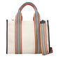 Beige Fabric Handbag