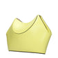 Yellow Leather Clutch Bag