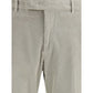 Gray Cotton Casual Pants