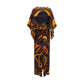 Multicolor Silk Casual Dress