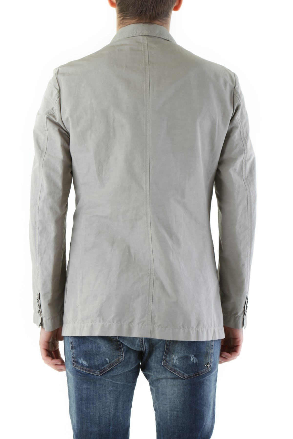 Gray Polyester Blazer