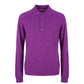 Purple Silk Men Sweater