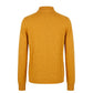 Orange Silk Men Sweater