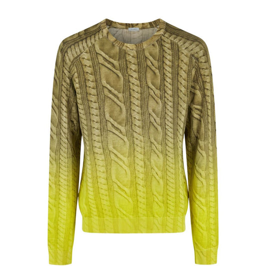 Green Wool Men's Sweater