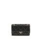 Black Napa Leather / Calf Bos Taurus Shoulder Bag