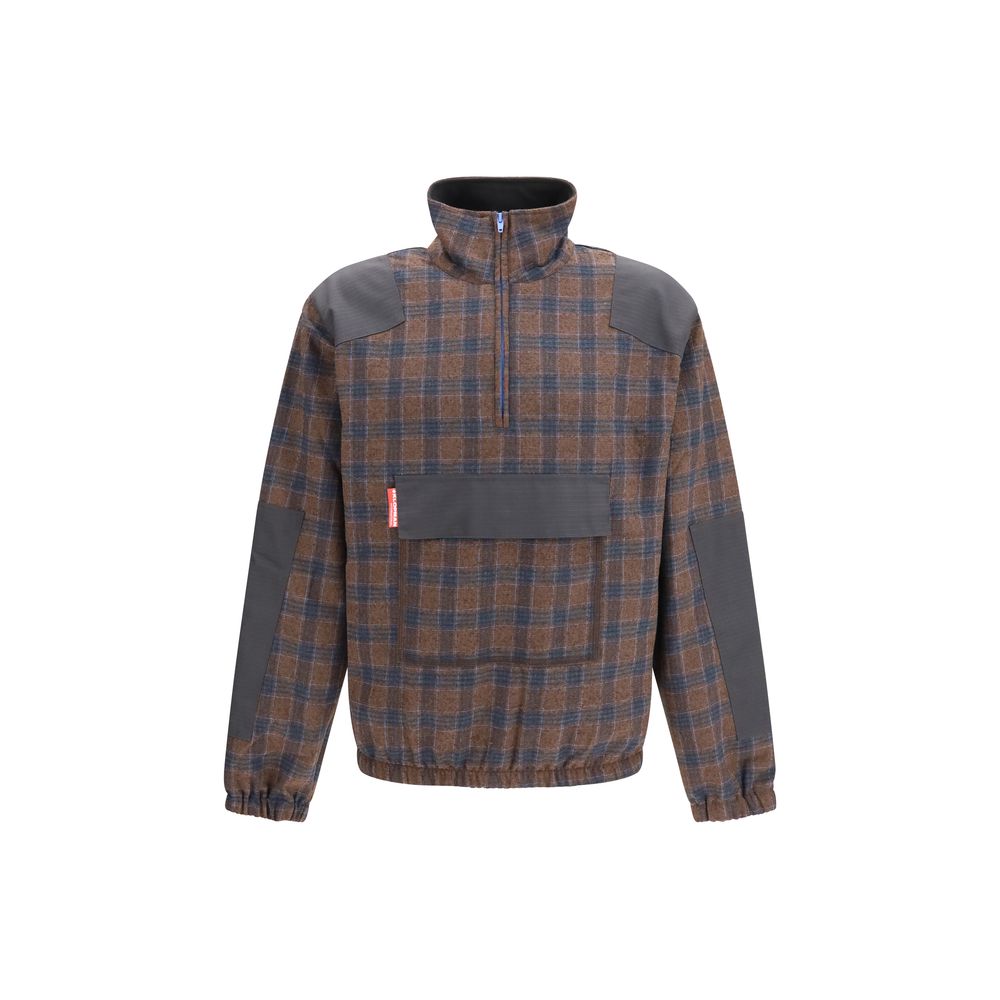 Multicolor Polyester Full-Length Jacket