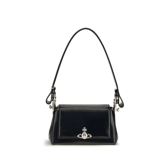 Black Calf Leather Bos Taurus Shoulder Bag