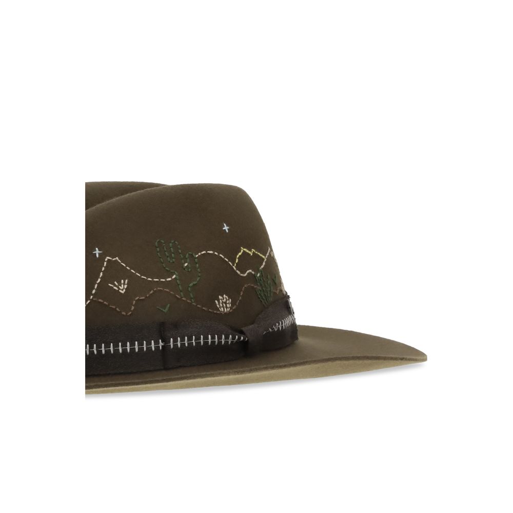 Bicolor Wool Oves Aries Fedora